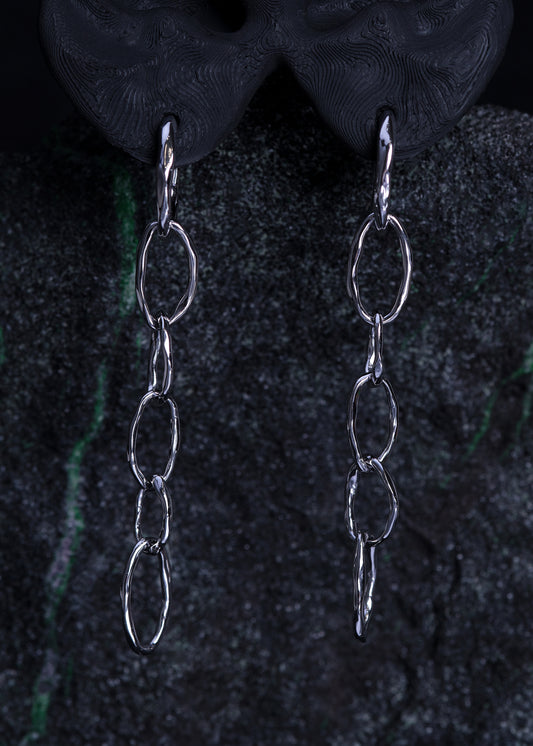 BASE Hoops + 2 CHAIN Pendants