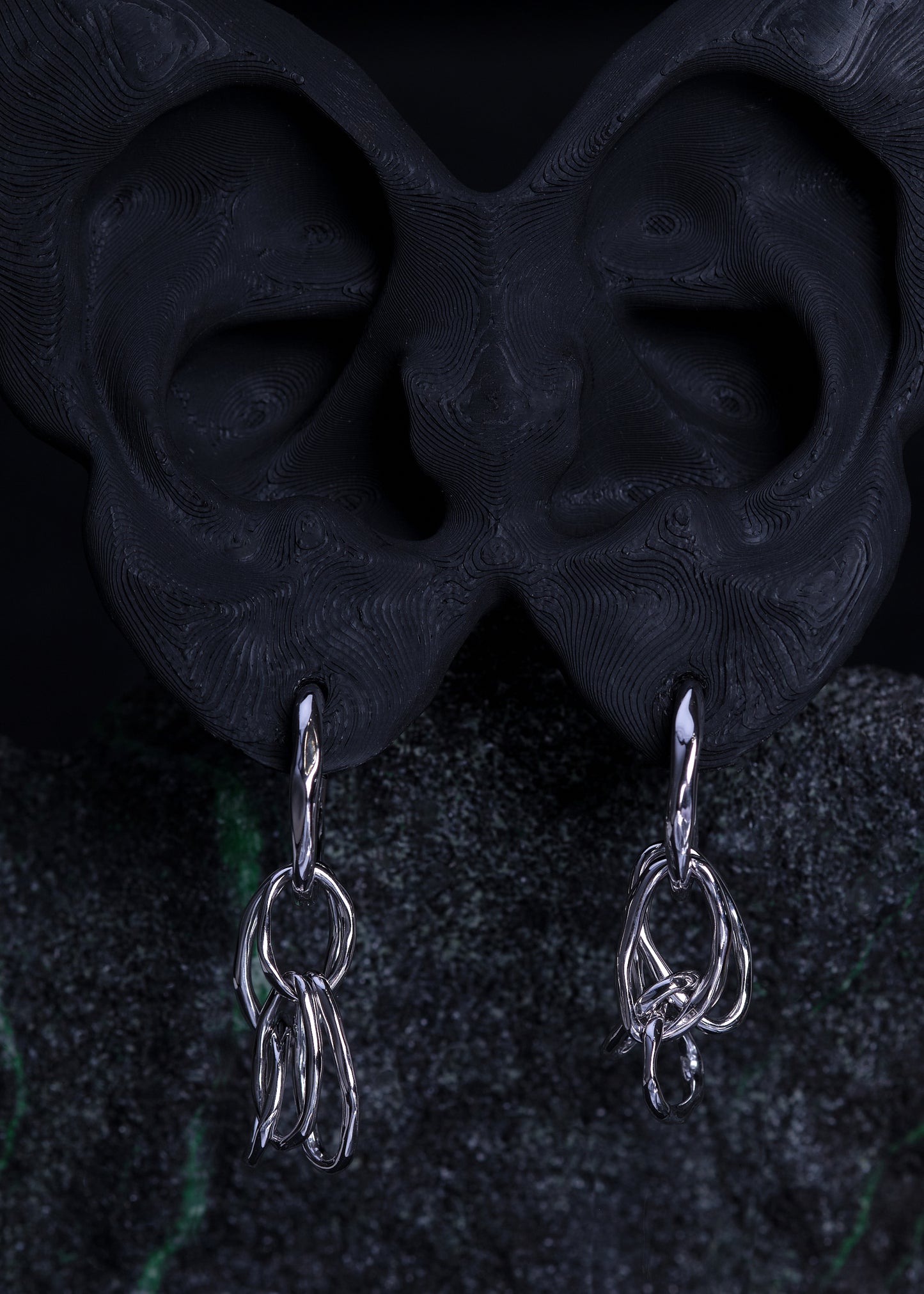 BASE Hoops + 2 CHAIN Pendants
