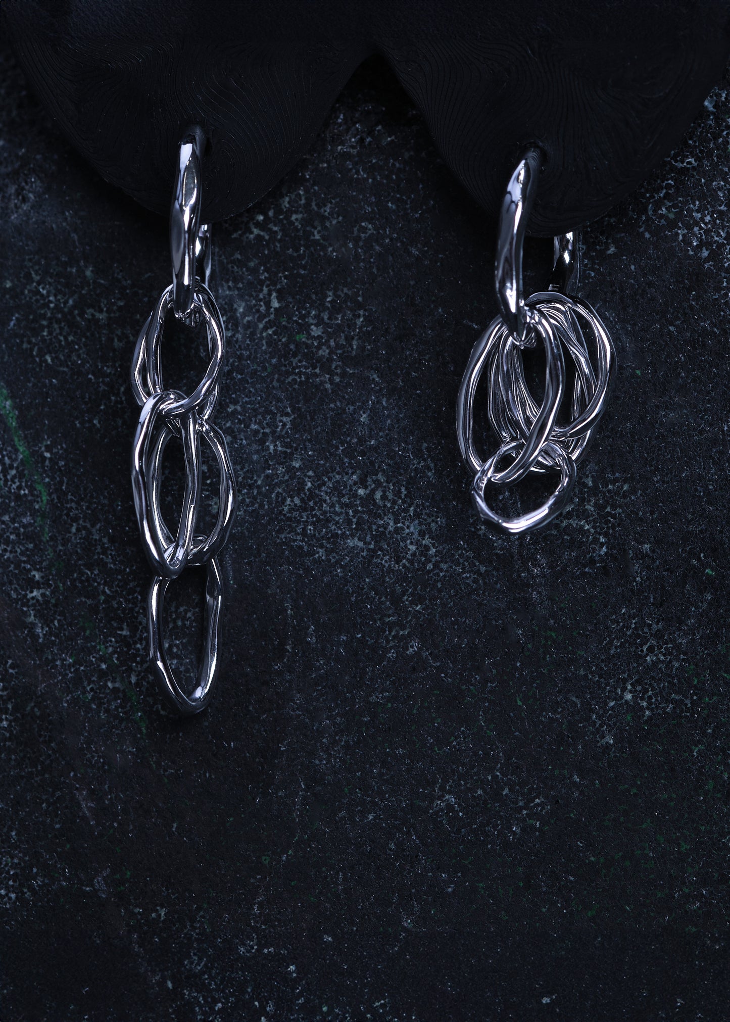 BASE Hoops + 2 CHAIN Pendants