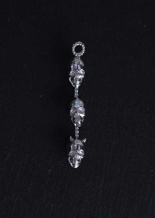 3 SKULLS Pendant