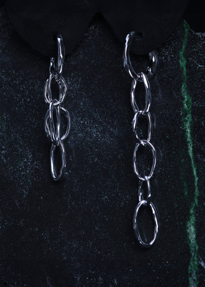 BASE Hoops + 2 CHAIN Pendants