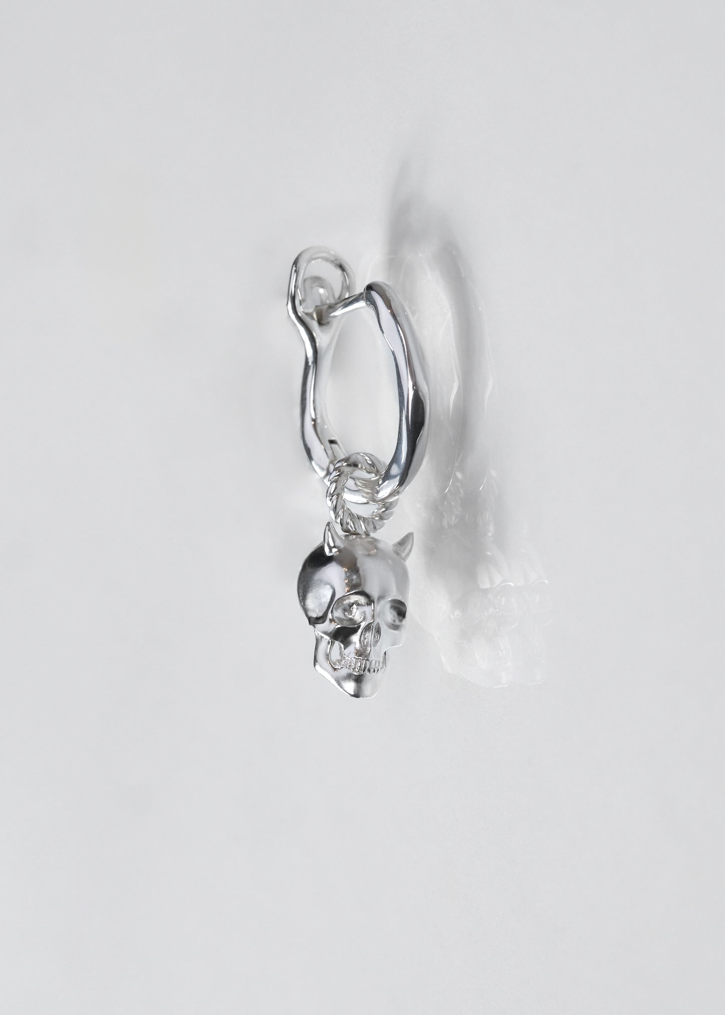 BASE Hoop + SKULL Anhänger