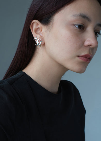 Y2K CYBERTRIBAL1 + Y2K CYBERTRIBAL2 Ohrringe set