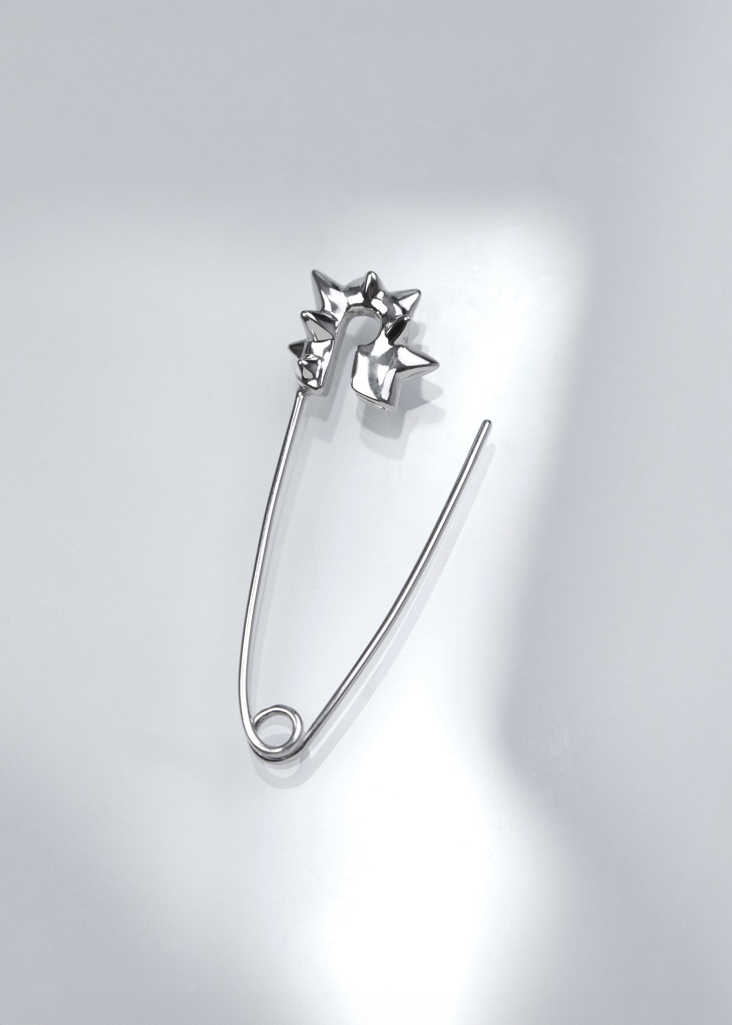 SAFETY PIN SPIKED Earring