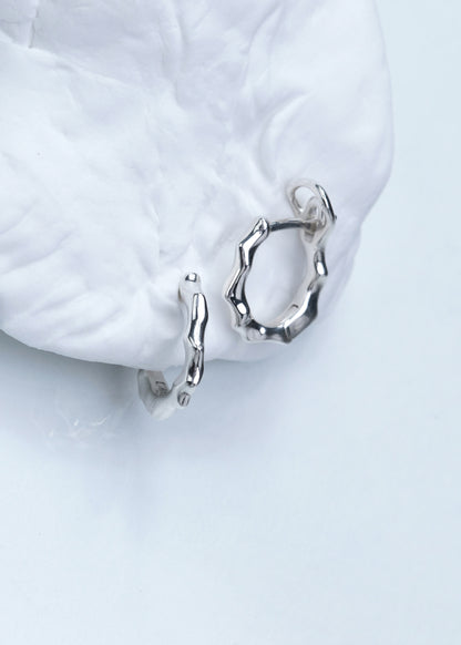 Y2K SPIKY-PICKY SMALL HOOP Ohrring