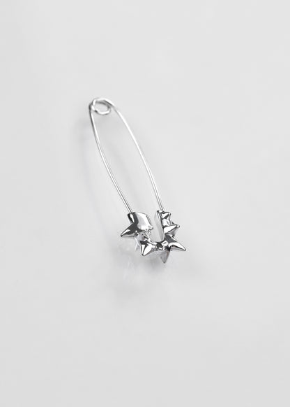 SAFETY PIN SPIKED Earring