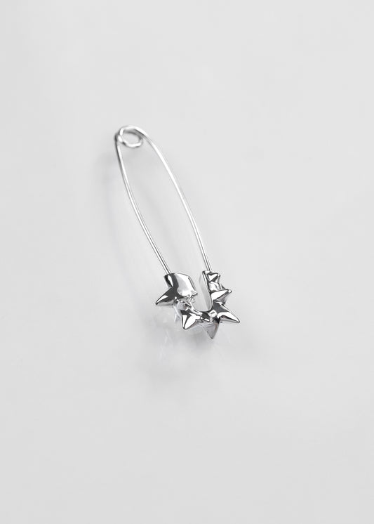 SAFETY PIN SPIKED Ohrring