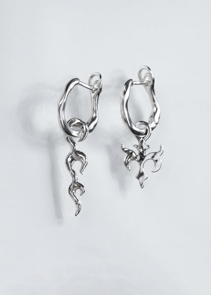 BASE Hoops + DRAGON FLAME Anhänger + NOMAD BIRD Anhänger