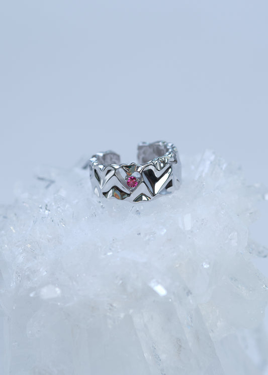 HeartHammer Ring (Ruby)