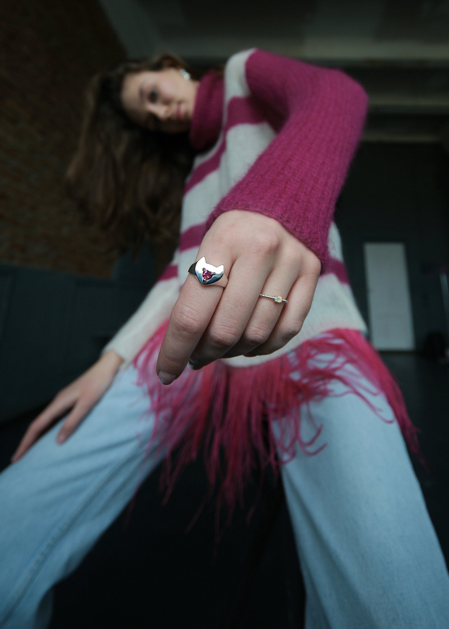 CHATFIE-CAT Signet Ring