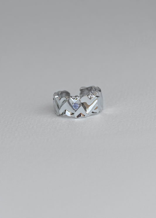 HeartHammer Ring (Iolite)